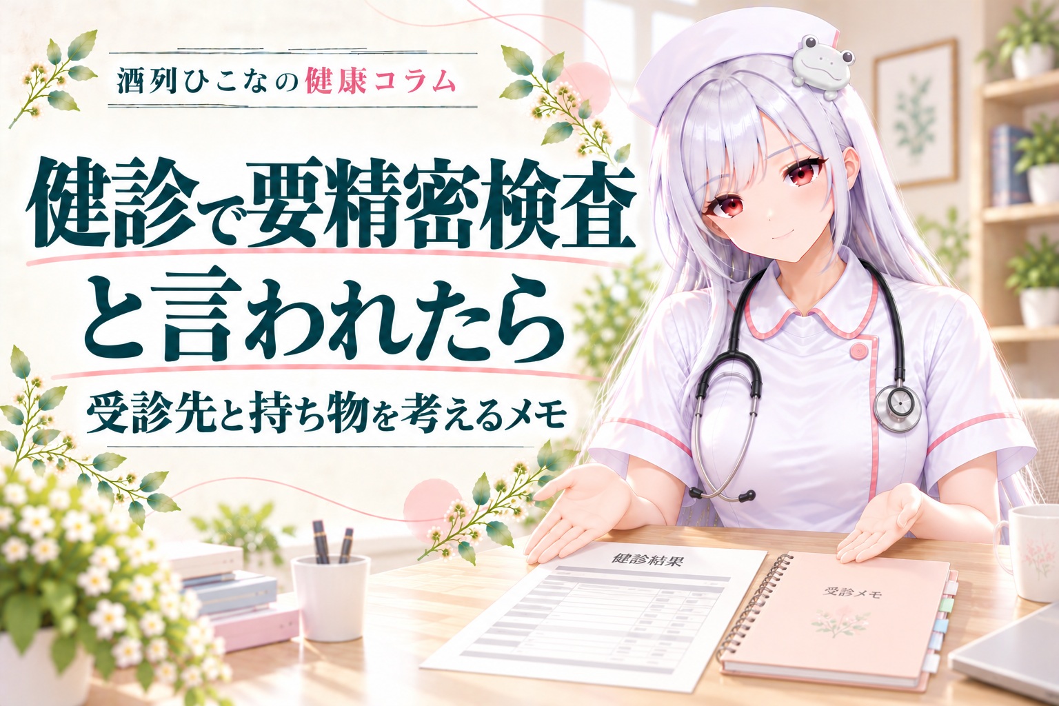 健診で要精密検査と言われたら。酒列ひこなの健康コラム