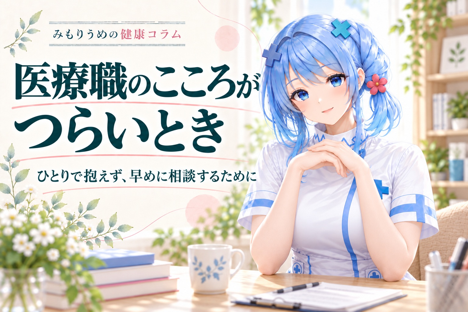 医療職のこころがつらいとき。みもりうめの健康コラム