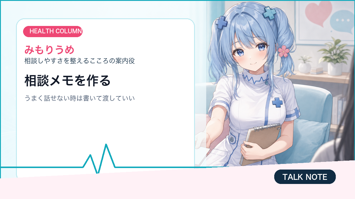 こころの不調で相談前に確認したいチェックリスト
