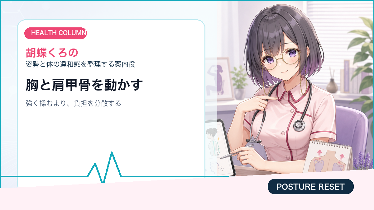 首こりとストレートネックで確認したいチェックリスト
