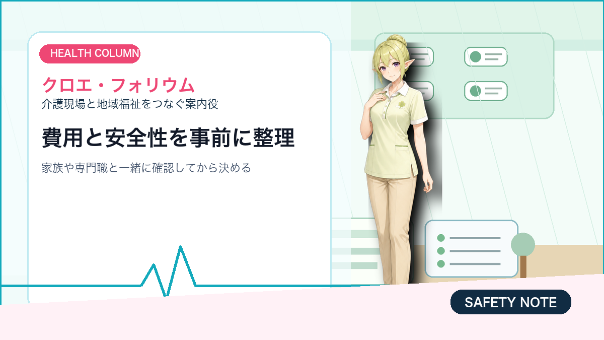 再生医療を受ける前のチェックリスト