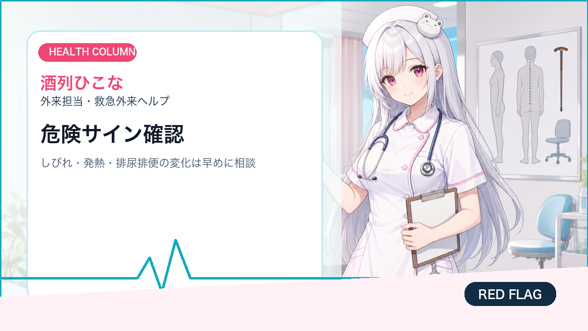 酒列ひこなが腰痛で外来に伝えたい症状を整理する画像