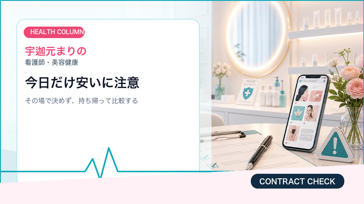 健康コラムのチェックリスト画像
