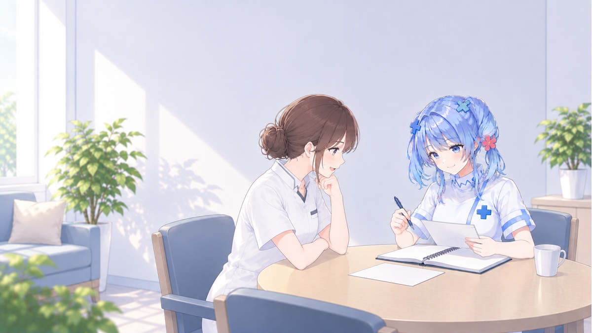 医療職の悩みを早めに相談する美守うめ