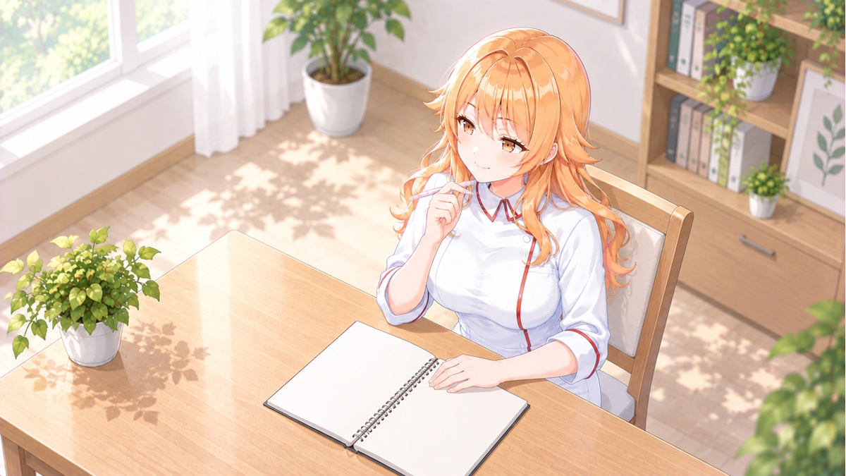生活記録を確認する宇迦元まりの