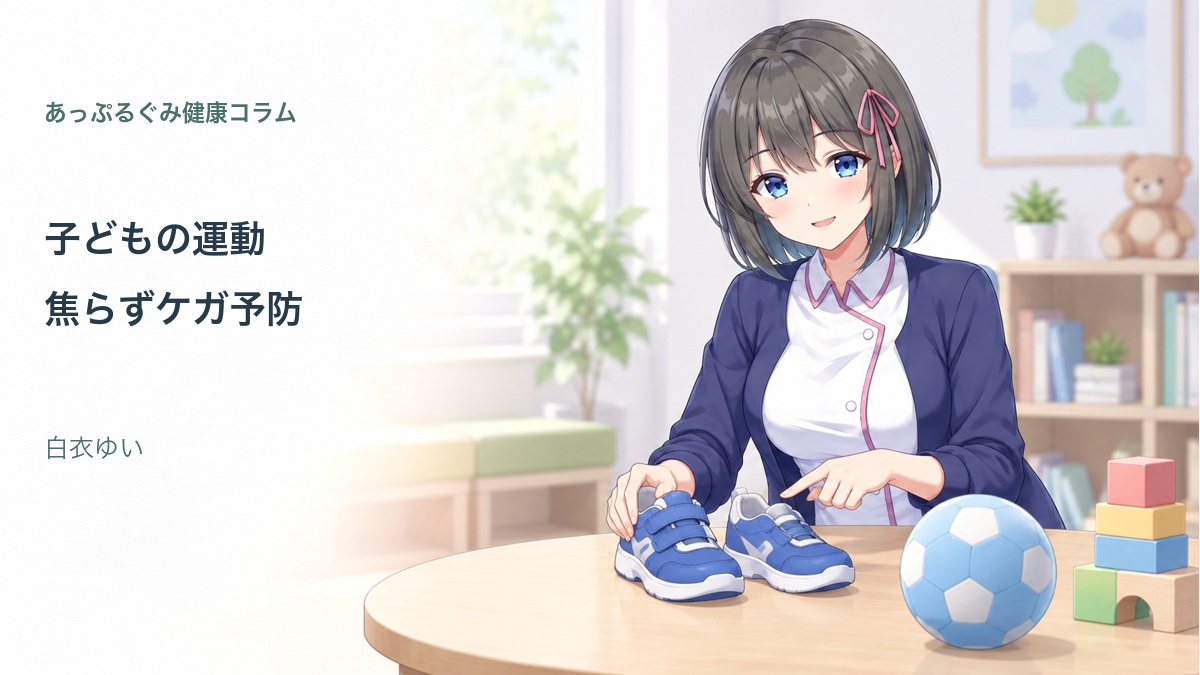 白衣ゆいと確認する子どもの運動とケガ予防