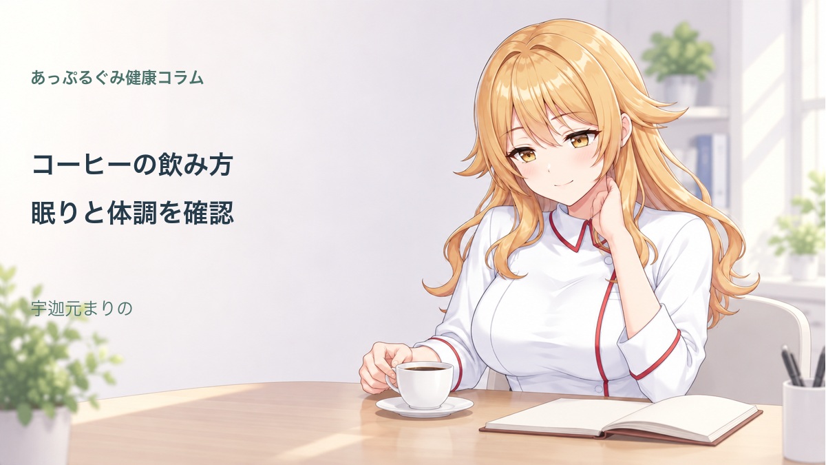 宇迦元まりのと確認するコーヒーの飲み方